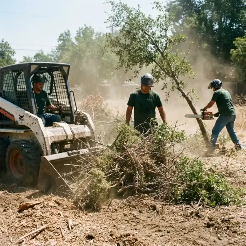 Mesa land clearing